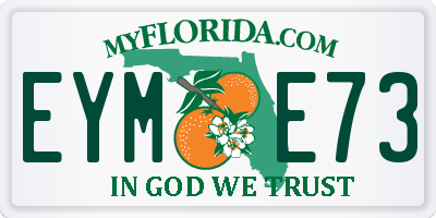 FL license plate EYME73