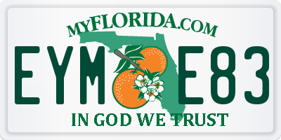 FL license plate EYME83