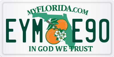 FL license plate EYME90