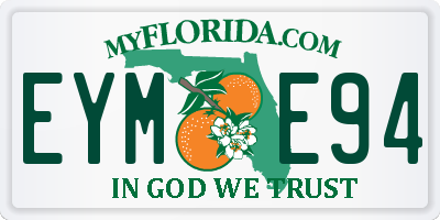 FL license plate EYME94