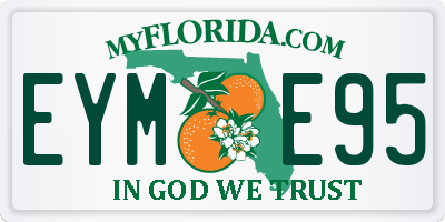 FL license plate EYME95