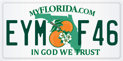 FL license plate EYMF46