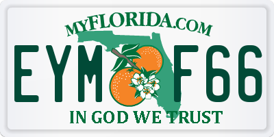 FL license plate EYMF66