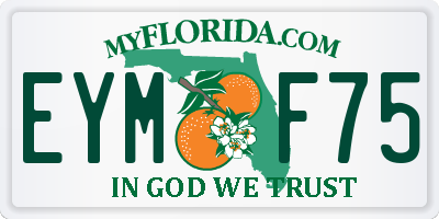FL license plate EYMF75