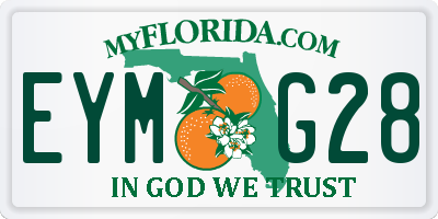 FL license plate EYMG28