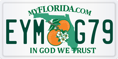 FL license plate EYMG79