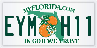 FL license plate EYMH11