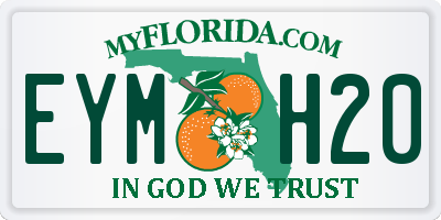 FL license plate EYMH20