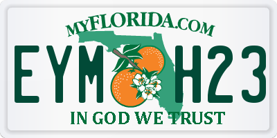 FL license plate EYMH23