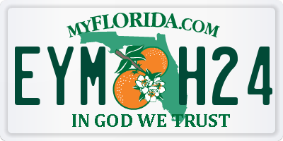 FL license plate EYMH24