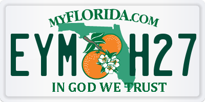 FL license plate EYMH27
