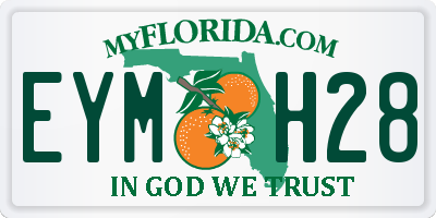FL license plate EYMH28