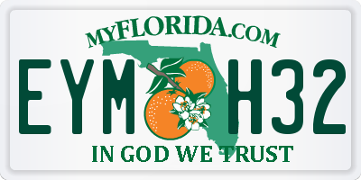 FL license plate EYMH32