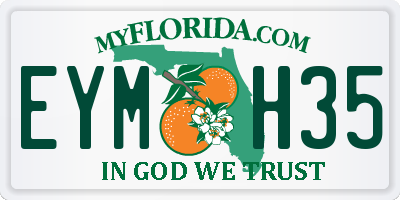 FL license plate EYMH35