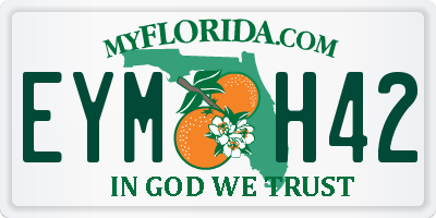 FL license plate EYMH42