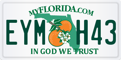 FL license plate EYMH43