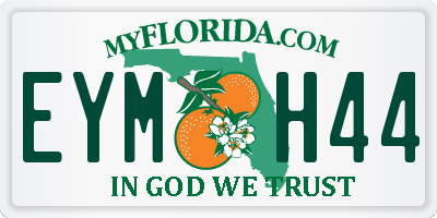 FL license plate EYMH44