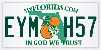 FL license plate EYMH57