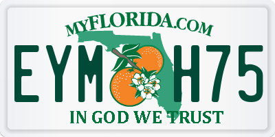 FL license plate EYMH75