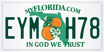 FL license plate EYMH78