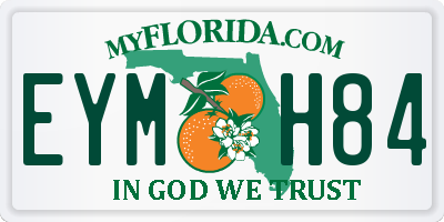 FL license plate EYMH84