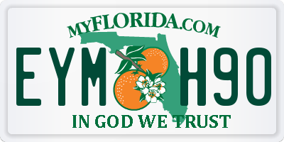FL license plate EYMH90
