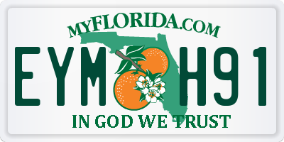 FL license plate EYMH91
