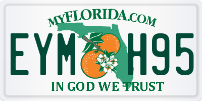 FL license plate EYMH95