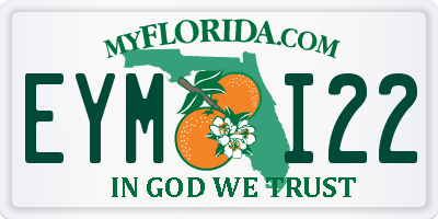 FL license plate EYMI22