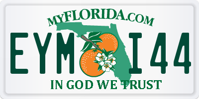 FL license plate EYMI44
