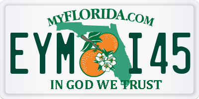 FL license plate EYMI45