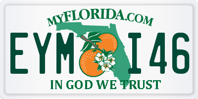FL license plate EYMI46