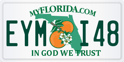 FL license plate EYMI48