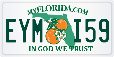 FL license plate EYMI59