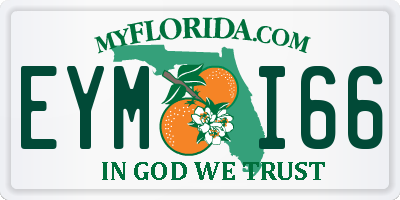 FL license plate EYMI66