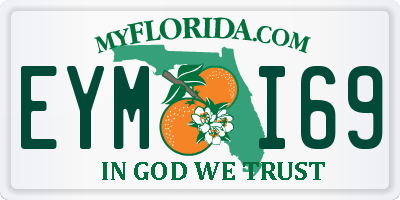 FL license plate EYMI69