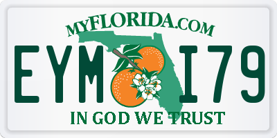 FL license plate EYMI79