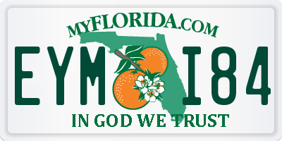 FL license plate EYMI84