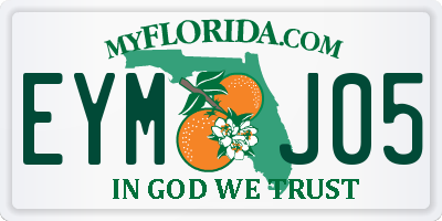 FL license plate EYMJ05