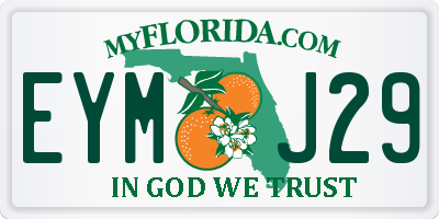 FL license plate EYMJ29