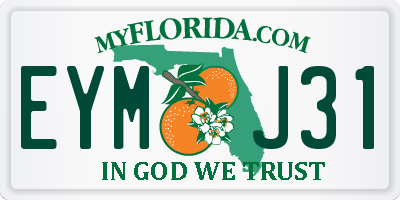 FL license plate EYMJ31