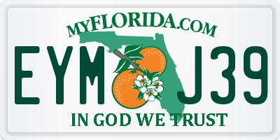 FL license plate EYMJ39