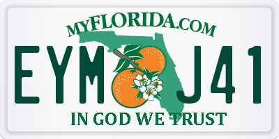FL license plate EYMJ41