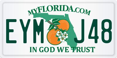 FL license plate EYMJ48