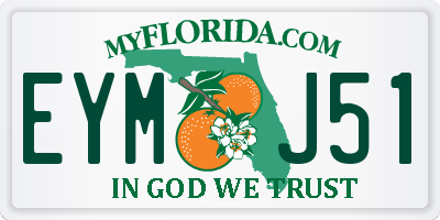 FL license plate EYMJ51