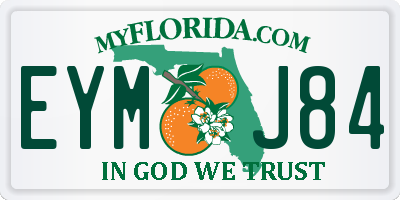 FL license plate EYMJ84