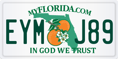 FL license plate EYMJ89