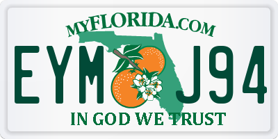FL license plate EYMJ94