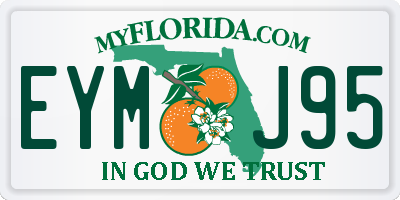FL license plate EYMJ95