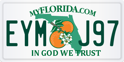 FL license plate EYMJ97